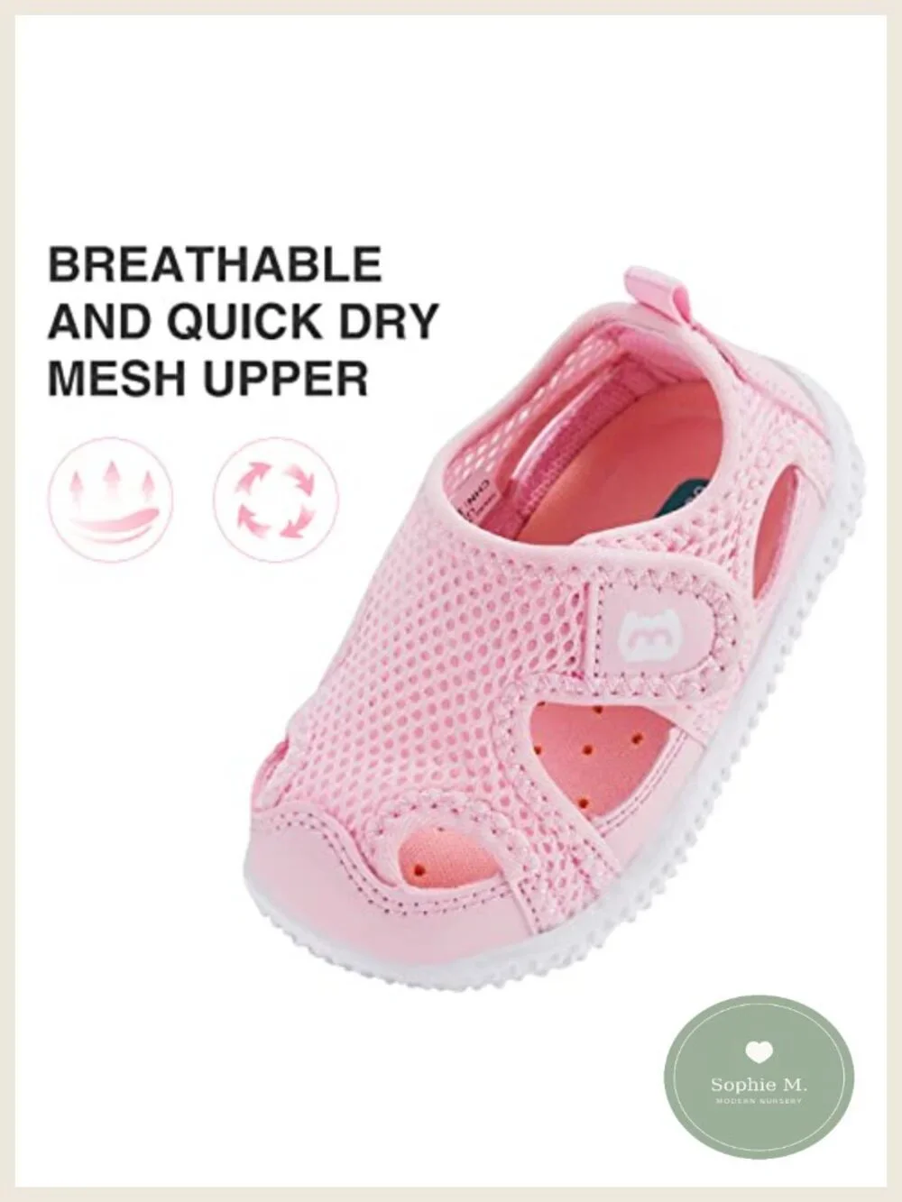 Baby Walking Shoes First Walker Sneakers Non-Slip Breathable Lightweight